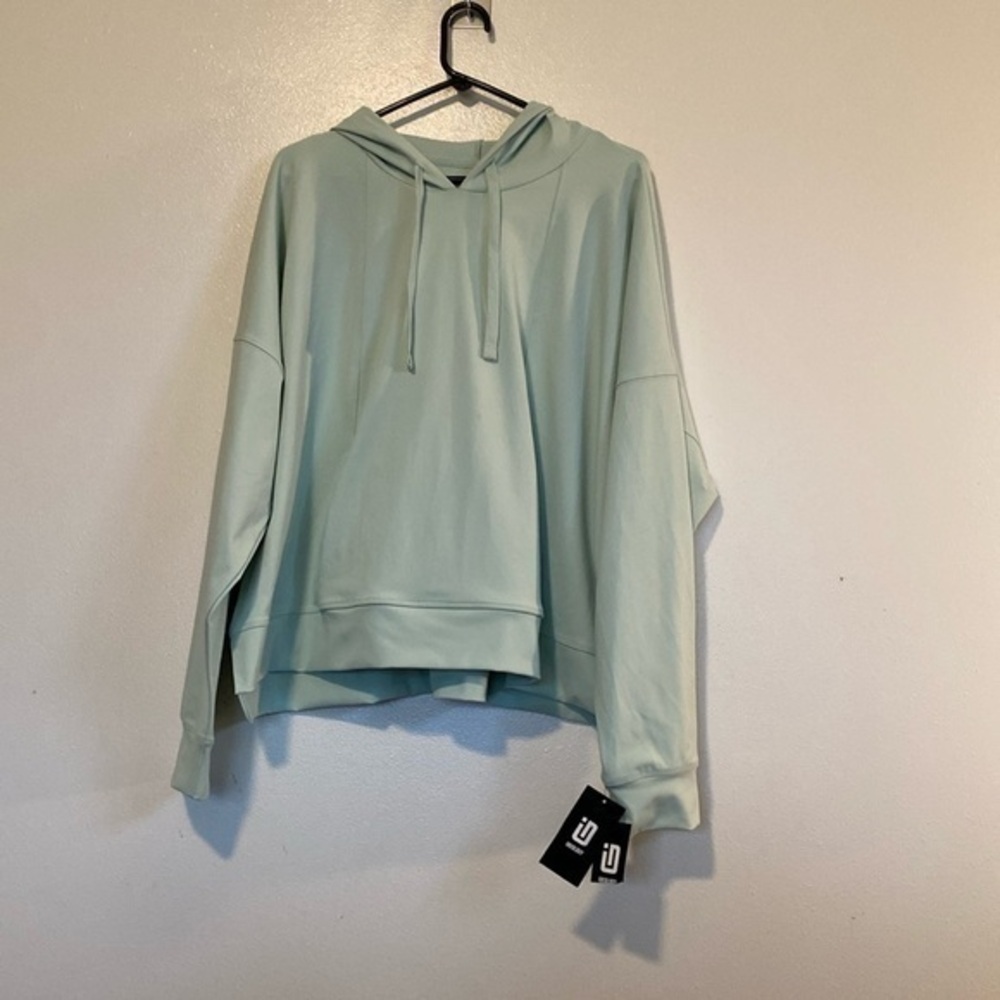 Ideology mint wash casual hoody poly spandex blend sweatshirt XXL